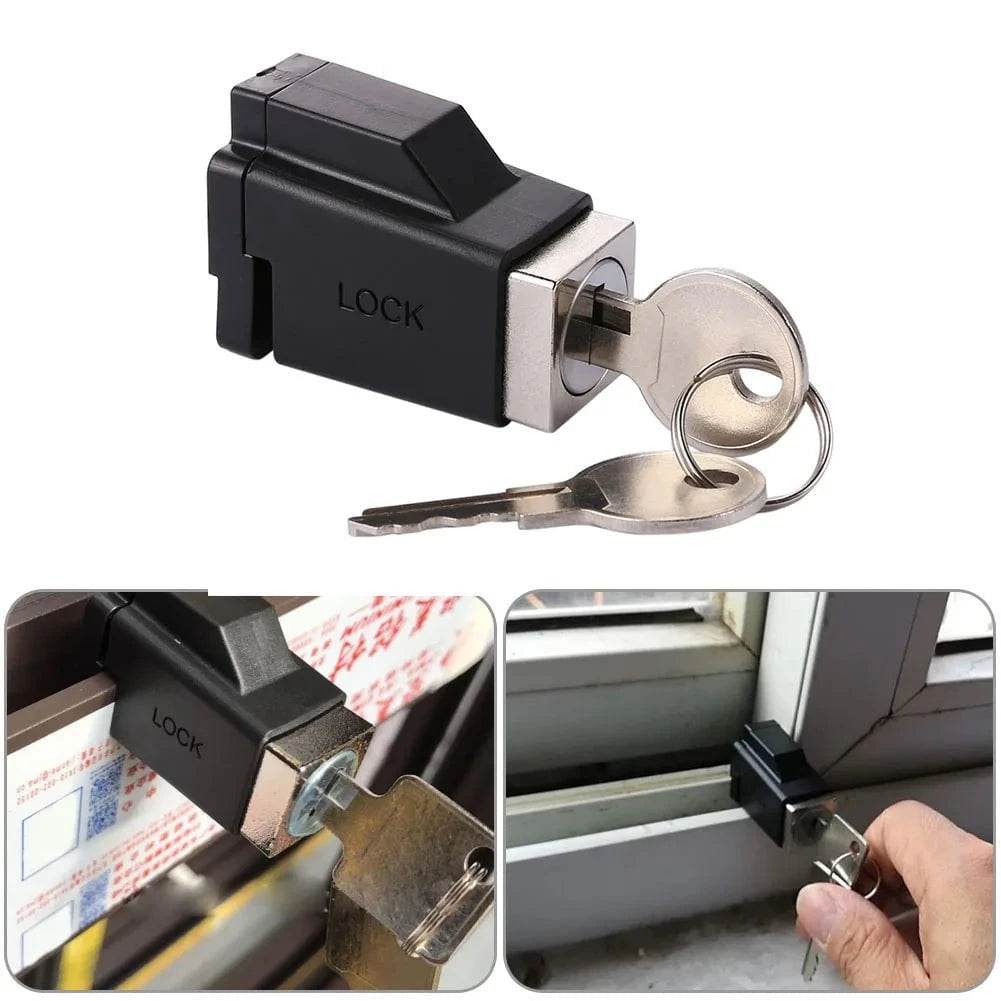 Durable Window Security Locks with 2 Keys - Nic's Electronics
