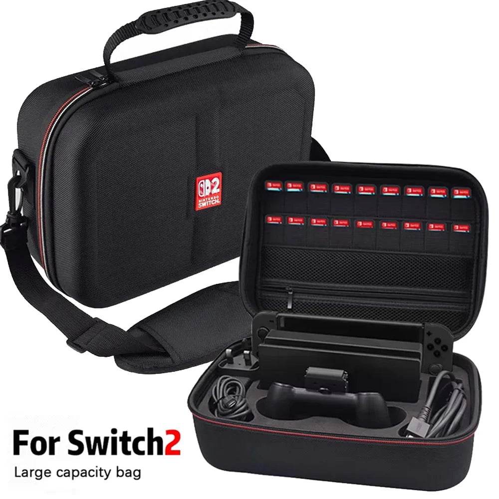Hard Storage Case & Travel Bag for Switch 2 Controller & Accessories - Nic's Electronics