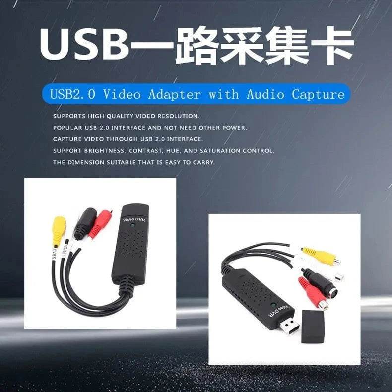 USB 2.0 Video Adapter with Audio/Video Capture and DVR Functionality - Nic's Electronics
