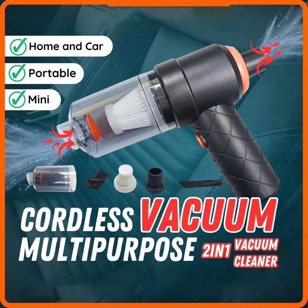 2-in-1 Cordless Vacuum | Dust Suction & Air Blower - Nic's Electronics