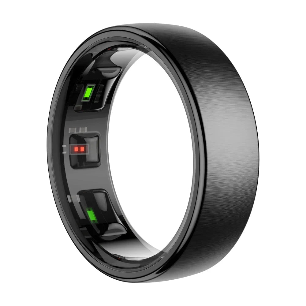 Nic's Electronics Black with Charger / 8 / CHINA Smart Health Ring with Charging Dock