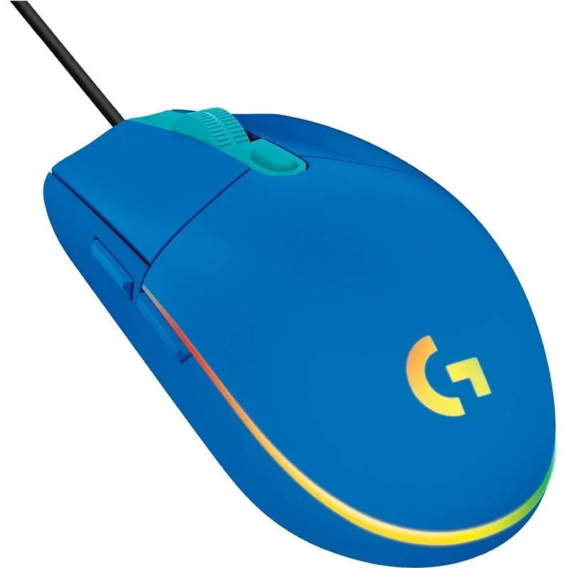 Nic's Electronics Blue Logitech G102 Gaming Mouse - Lightsync RGB, High Precision Sensor, 6 Programmable Buttons, 85g Lightweight Design,