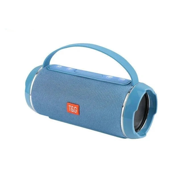Nic's Electronics Blue T&G TG116C Bluetooth Speakers Wireless Powerful Portable Speakers Box Outdoor Speaker Subwoofer Music Center Boom Box With Radio