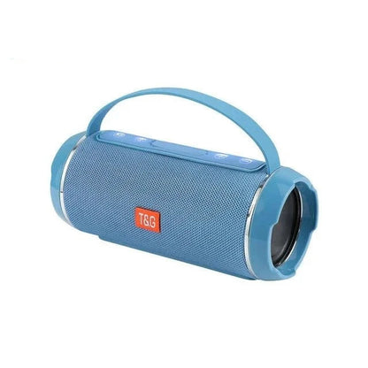 Nic's Electronics Blue T&G TG116C Bluetooth Speakers Wireless Powerful Portable Speakers Box Outdoor Speaker Subwoofer Music Center Boom Box With Radio