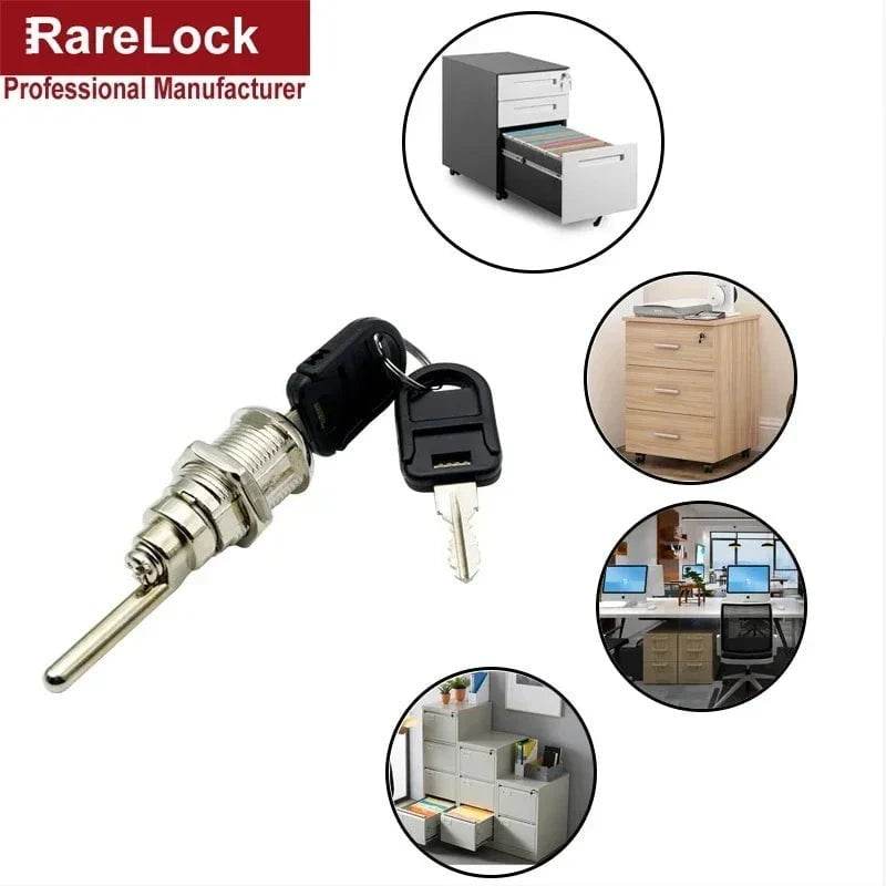 Nic's Electronics Cabinet Drawer Lock with 2 Keys Keyed Different for Door Mailbox Cabinet Tool Box DIY Furniture Hardware Rarelock MMS352 G1