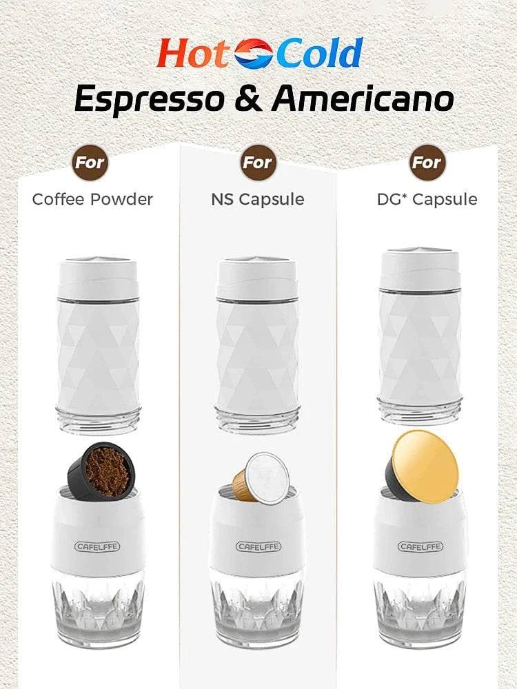 Hand Press Espresso Maker for Hot & Cold Brew - Nic's Electronics
