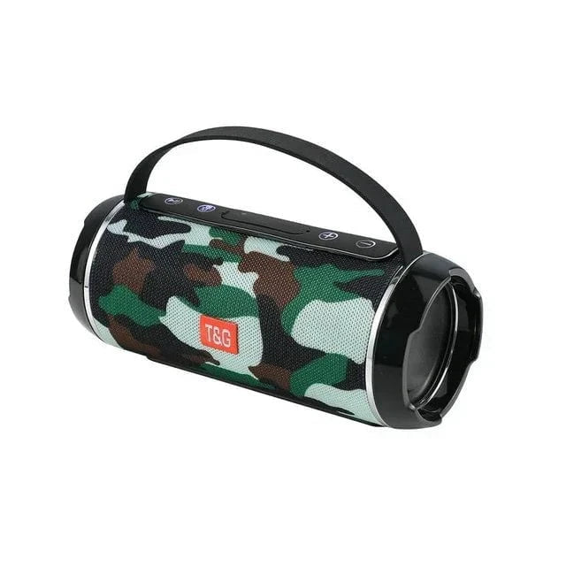 Nic's Electronics Camouflage T&G TG116C Bluetooth Speakers Wireless Powerful Portable Speakers Box Outdoor Speaker Subwoofer Music Center Boom Box With Radio