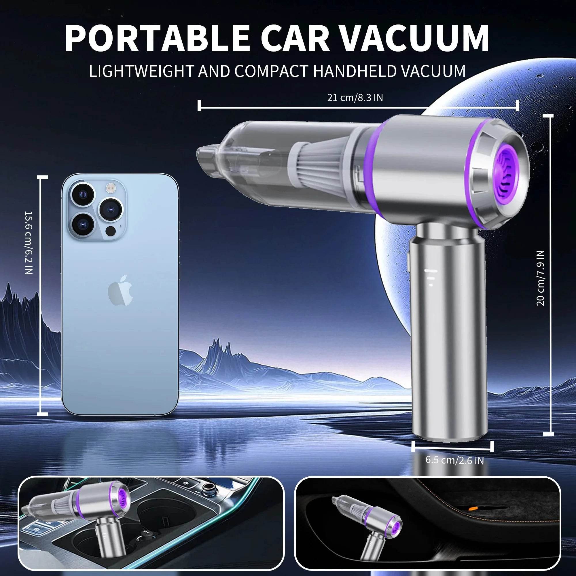 Multi-Functional Handheld Vacuum with Inflation & Deflation - Nic's Electronics