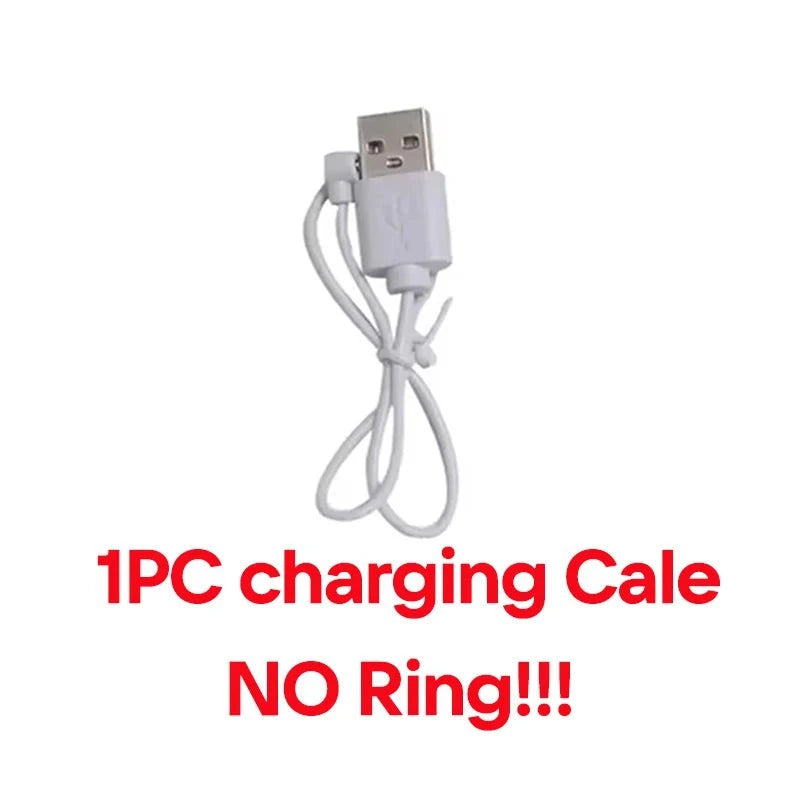 Nic's Electronics Charge cable No ring / 9 Smart Fitness Ring with Heart Rate
