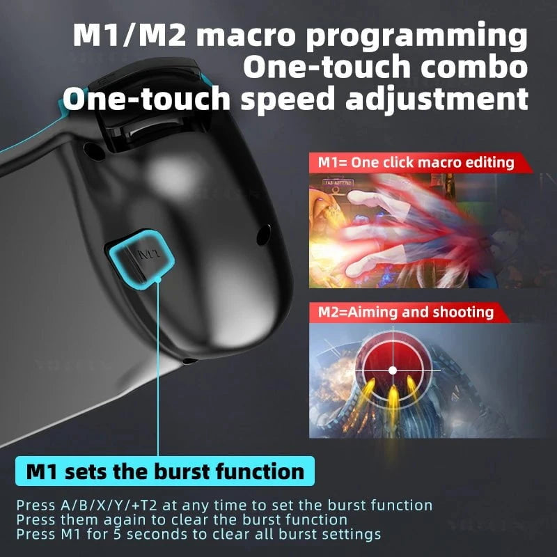 Nic's Electronics D3 Wireless Bluetooth-compatible Stretchable Gaming Controller For Mobile Phones Android IOS PC Gamepad Joystick Game Control