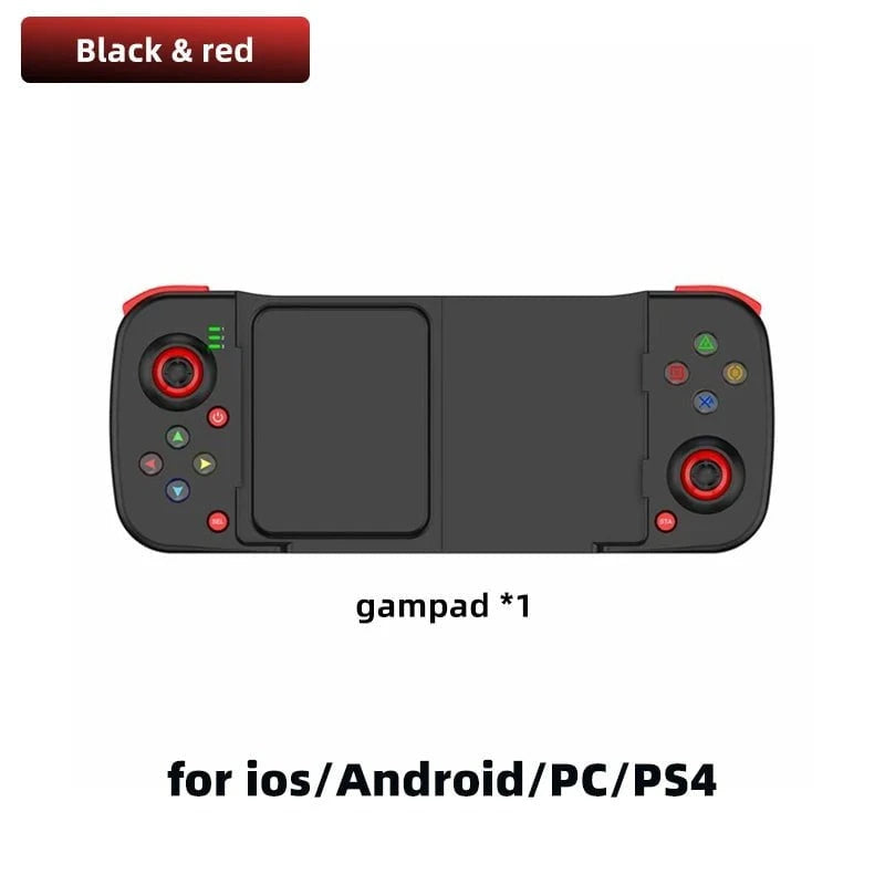 Nic's Electronics D3BLACK D3 Wireless Bluetooth-compatible Stretchable Gaming Controller For Mobile Phones Android IOS PC Gamepad Joystick Game Control
