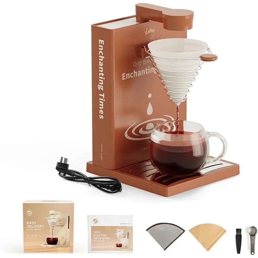 Automatic Pour-Over Coffee Maker with Reusable Filter - Nic's Electronics
