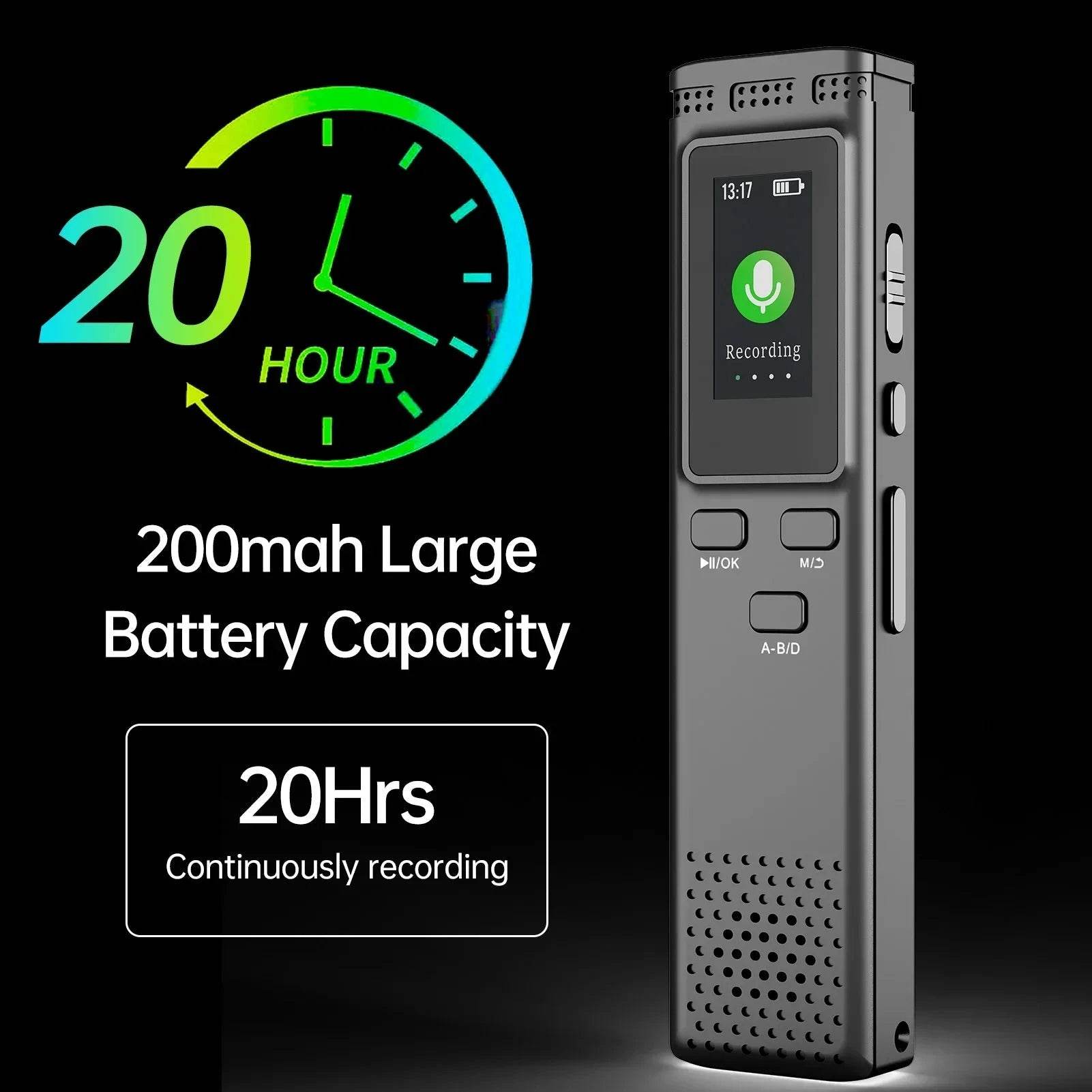 64GB Digital Voice Recorder & MP3 Player - Nic's Electronics