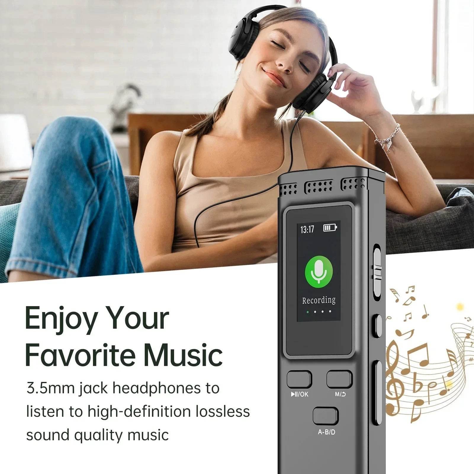 64GB Digital Voice Recorder with Noise Reduction - Nic's Electronics
