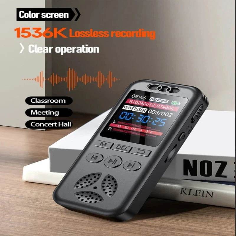 Mini Digital Voice Recorder with Playback – 1536Kbps Voice Activated for Lectures & Interviews - Nic's Electronics