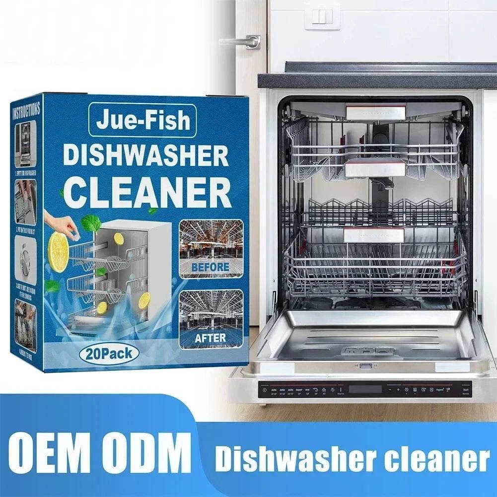 Dishwasher Cleaner Tablets for Descaling & Oil Removal - Nic's Electronics