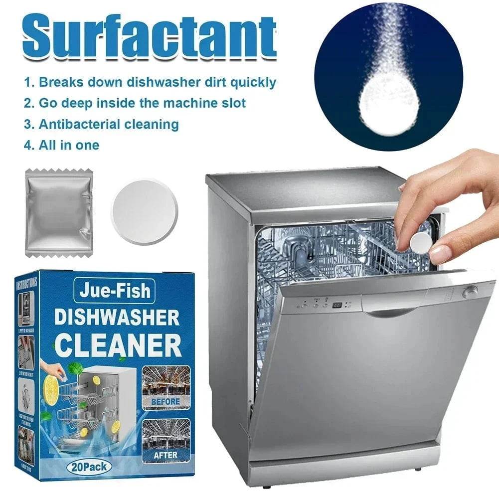 Dishwasher Cleaner Tablets for Descaling & Oil Removal - Nic's Electronics