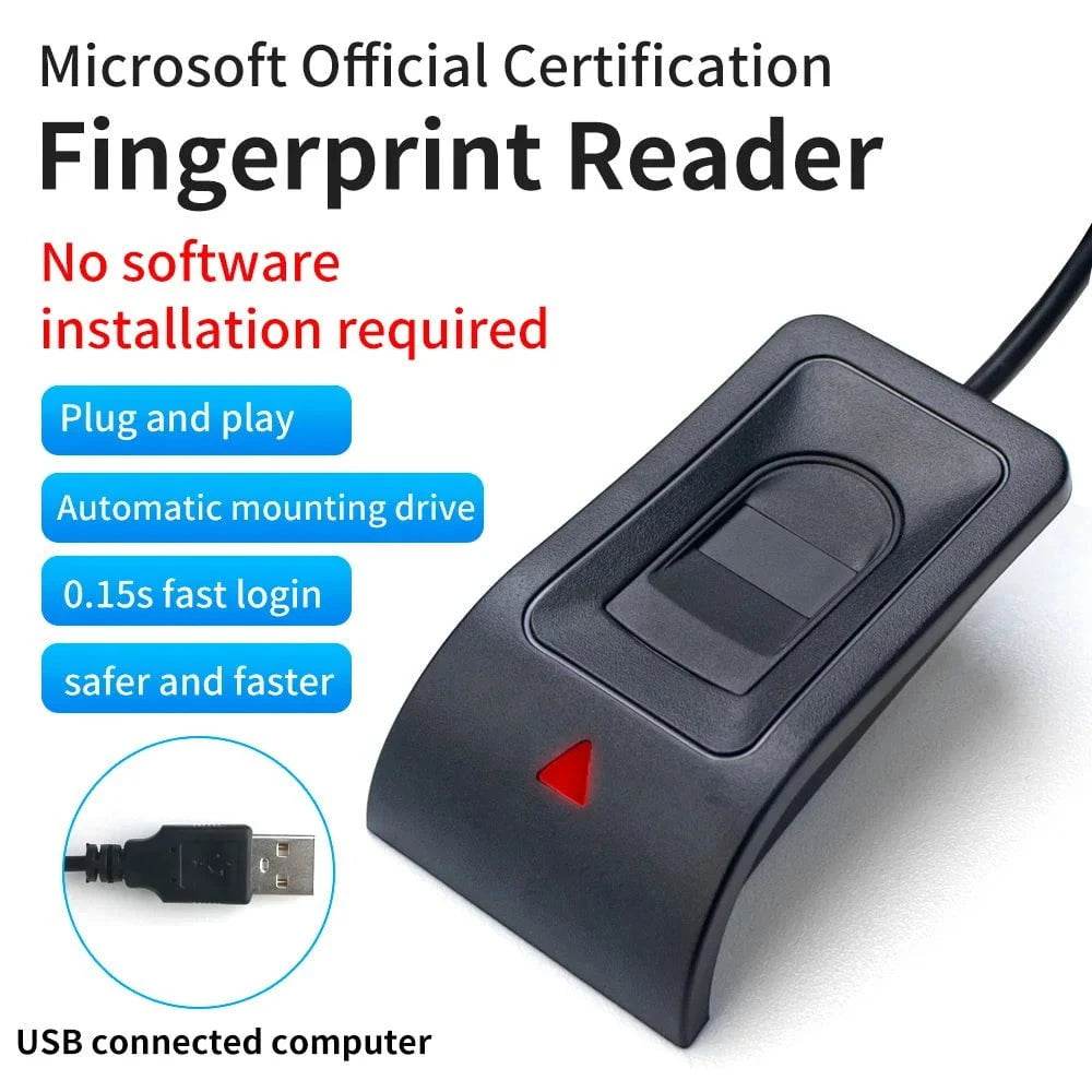 USB Biometric Fingerprint Reader for Windows 10/11 Hello - Nic's Electronics