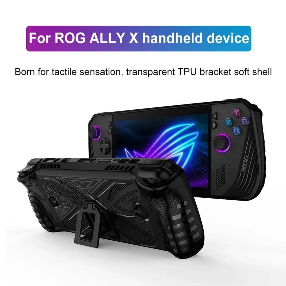 ASUS ROG ALLY X Soft TPU Protective Case with Bracket – Anti-Scratch Cover - Nic's Electronics