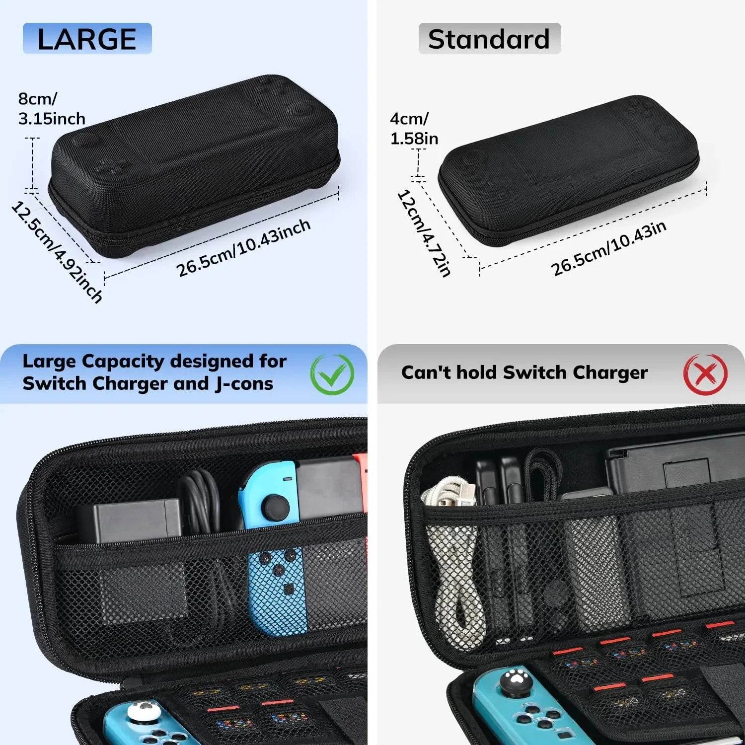 Ultimate Switch Starter Kit with Carrying Case & Screen Protector - Nic's Electronics