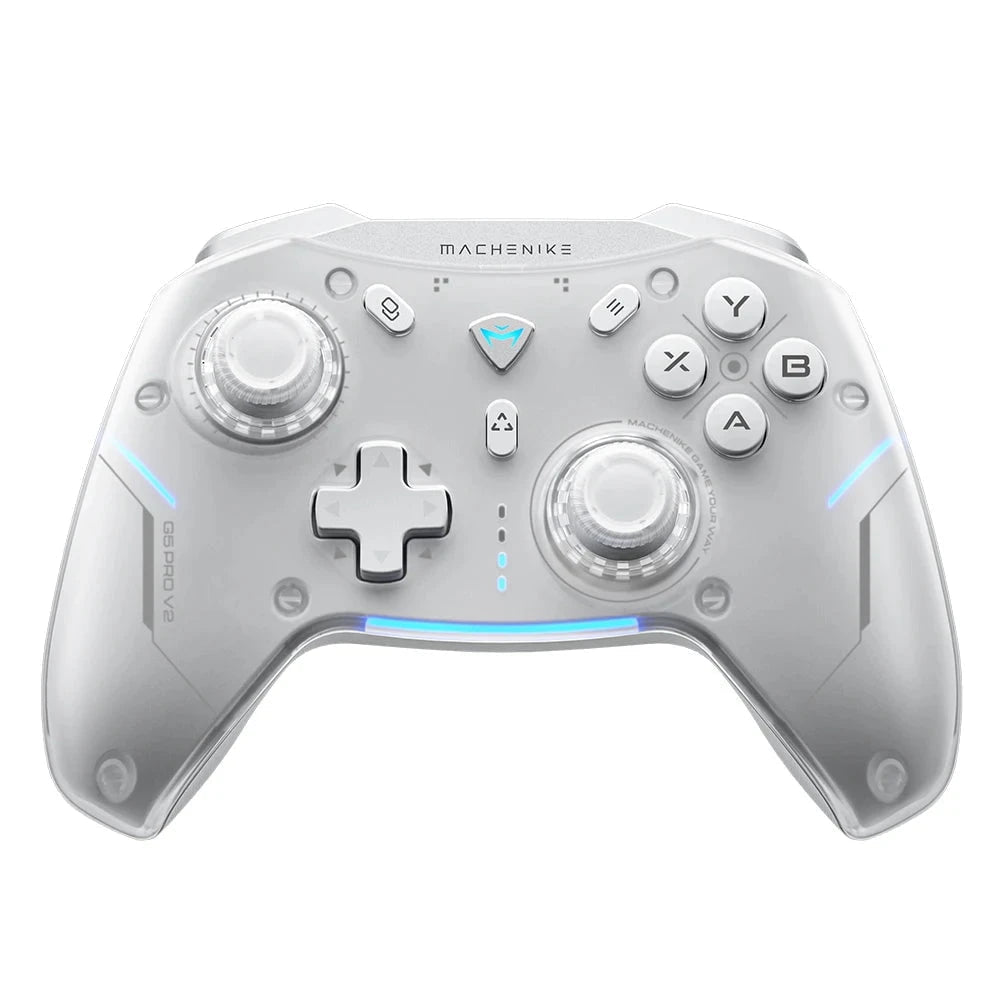 Nic's Electronics G5Pro V2 WHT MACHENIKE G5Pro V2 Ultimate Gaming Controller Optical Trigger ABXY Button Hot-Swappable Joystick 4K Resolution For Switch PC