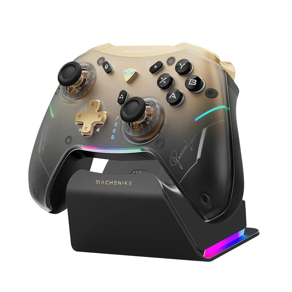 Nic's Electronics Gd with Dock MACHENIKE G5Pro V2 Ultimate Gaming Controller Optical Trigger ABXY Button Hot-Swappable Joystick 4K Resolution For Switch PC