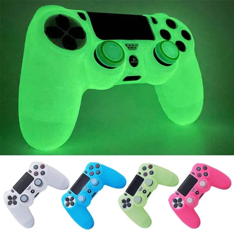 Glow-in-the-Dark Soft Silicone Case for PS4 Controller - Nic's Electronics