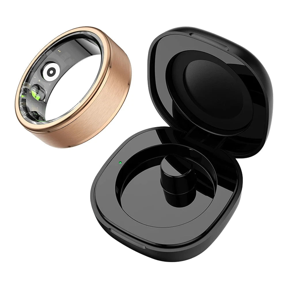 Nic's Electronics Gold / 9 Smart Fitness Ring with 39-Day Battery