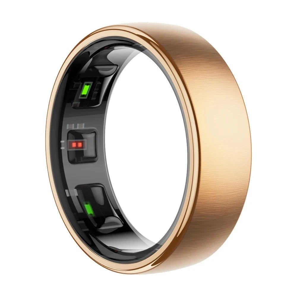 Nic's Electronics Gold with Charger / 13 / CHINA Smart Health Ring with Charging Dock