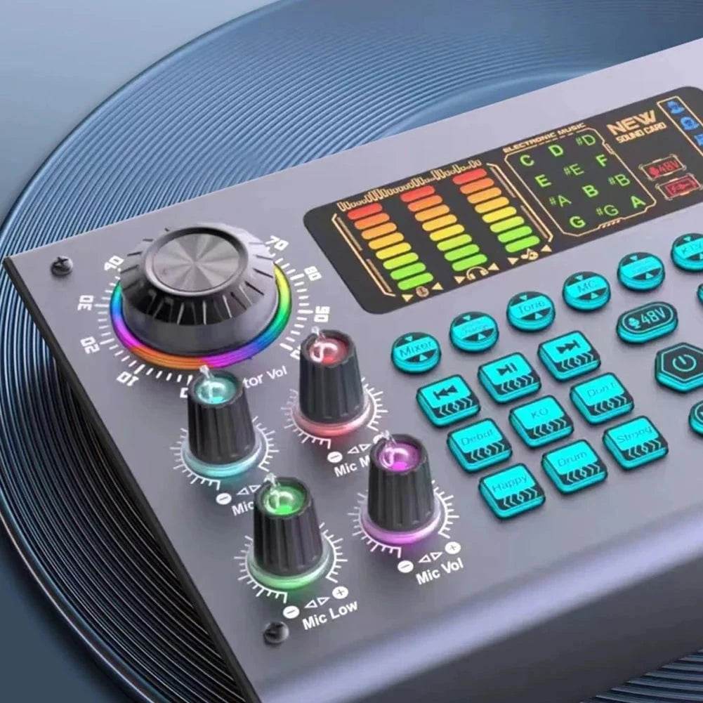 AAAEL Live Sound Card & DJ Mixer for Streaming & Gaming - Nic's Electronics