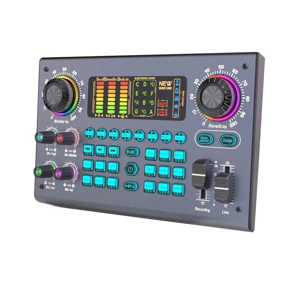 AAAEL Live Sound Card & DJ Mixer for Streaming & Gaming - Nic's Electronics