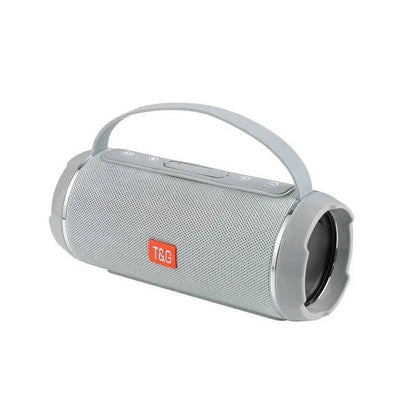 Nic's Electronics Gray T&G TG116C Bluetooth Speakers Wireless Powerful Portable Speakers Box Outdoor Speaker Subwoofer Music Center Boom Box With Radio