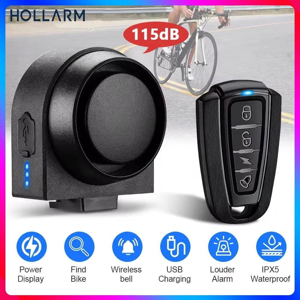 Waterproof Anti-Theft Alarm with Remote for Bikes - Nic's Electronics