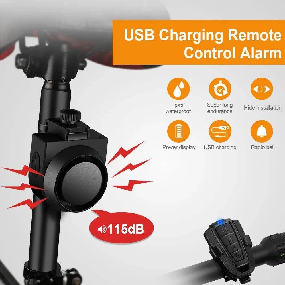 Waterproof Anti-Theft Alarm with Remote for Bikes - Nic's Electronics