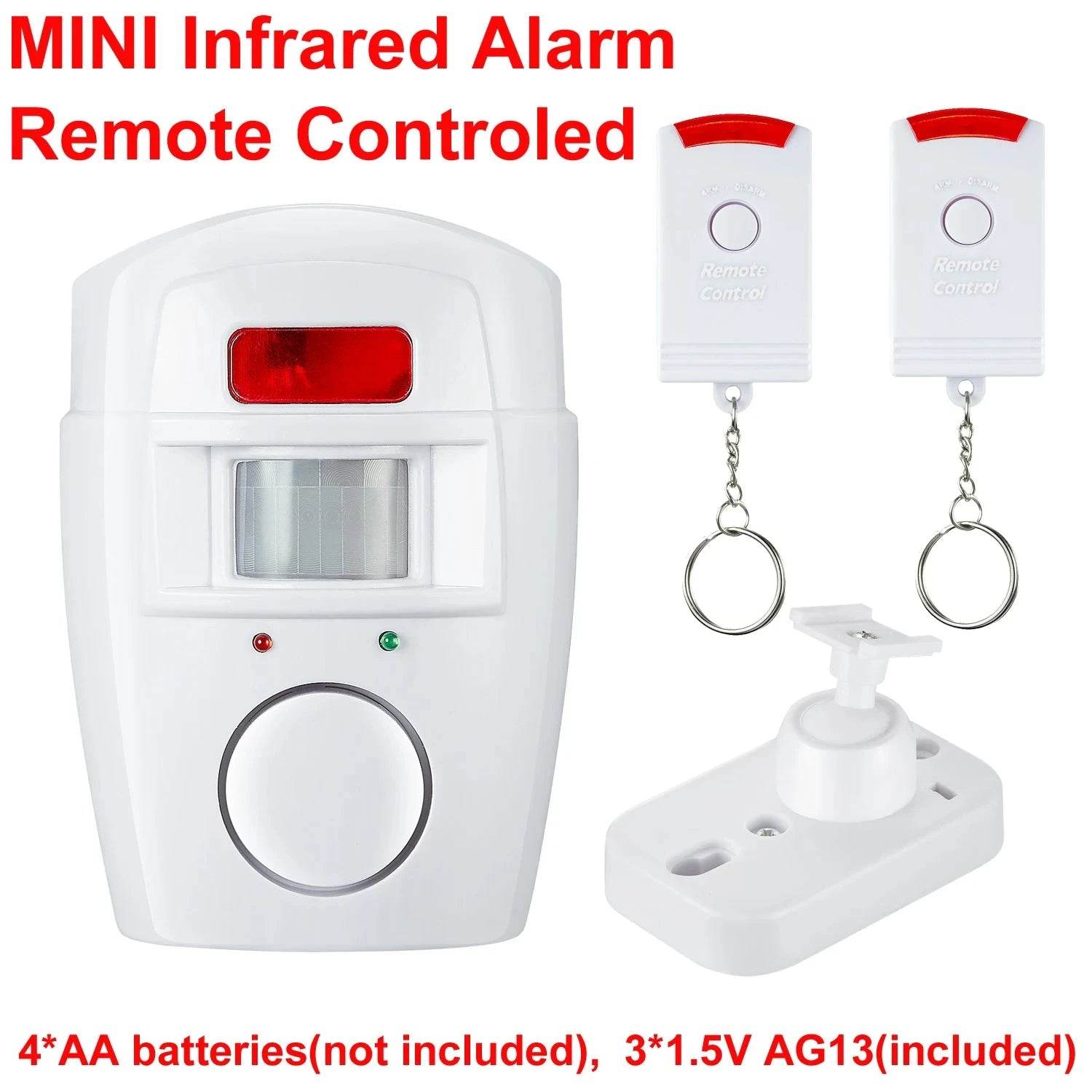 Wireless PIR Motion Sensor Alarm with 105dB Siren - Nic's Electronics
