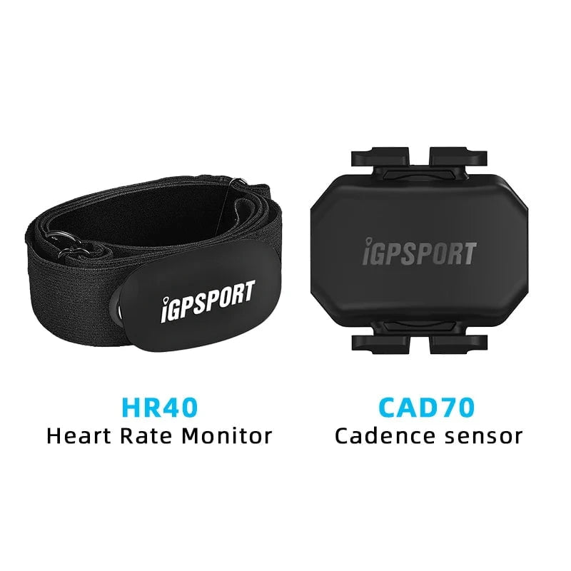 Nic's Electronics HR40 and CAD70 IGPSPORT SPD70 CAD70 Speed Sensor Dual Mode Support Bike Cadence HR40 HR70 Heart Rate Monitor For BSC100S BSC200 BSC300 Garmin