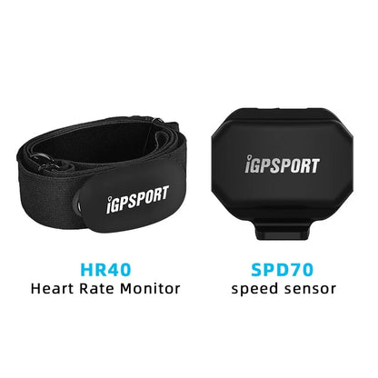 Nic's Electronics HR40 and SPD70 IGPSPORT SPD70 CAD70 Speed Sensor Dual Mode Support Bike Cadence HR40 HR70 Heart Rate Monitor For BSC100S BSC200 BSC300 Garmin