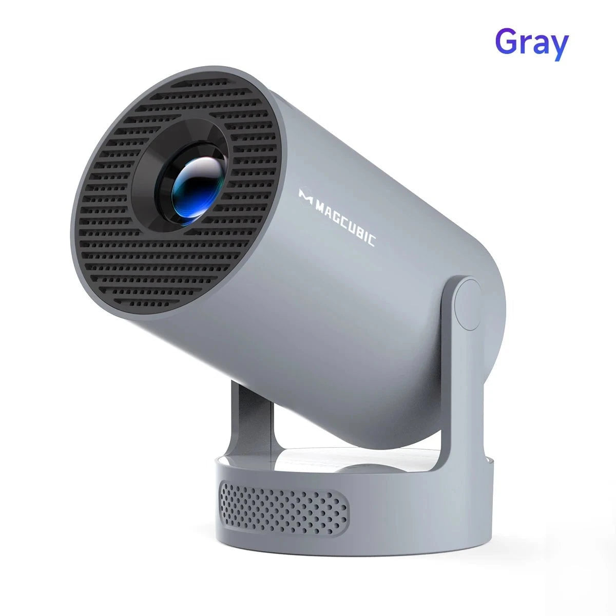 Nic's Electronics HY300 Pro New Grey / US Plug Magcubic Projector Android 11 4K 1280*720P HY300 Pro + Dual Wifi 290ANSI 180°flexible BT5.0 Cinema Outdoor Portable Projector