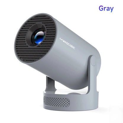 Nic's Electronics HY300 Pro New Grey / US Plug Magcubic Projector Android 11 4K 1280*720P HY300 Pro + Dual Wifi 290ANSI 180°flexible BT5.0 Cinema Outdoor Portable Projector