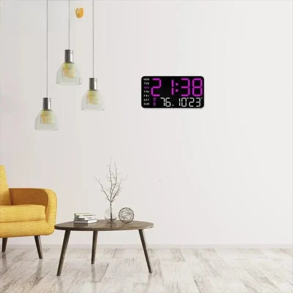 Nic's Electronics Large Intelligent Digital Wall Clock