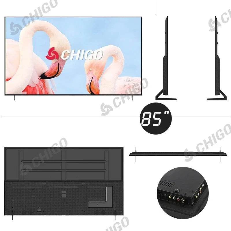 Slim Frameless 4K LED Smart TV – Flat & Curved Large Screen - Nic's Electronics