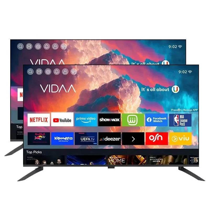 Slim Frameless 4K LED Smart TV – Flat & Curved Large Screen - Nic's Electronics