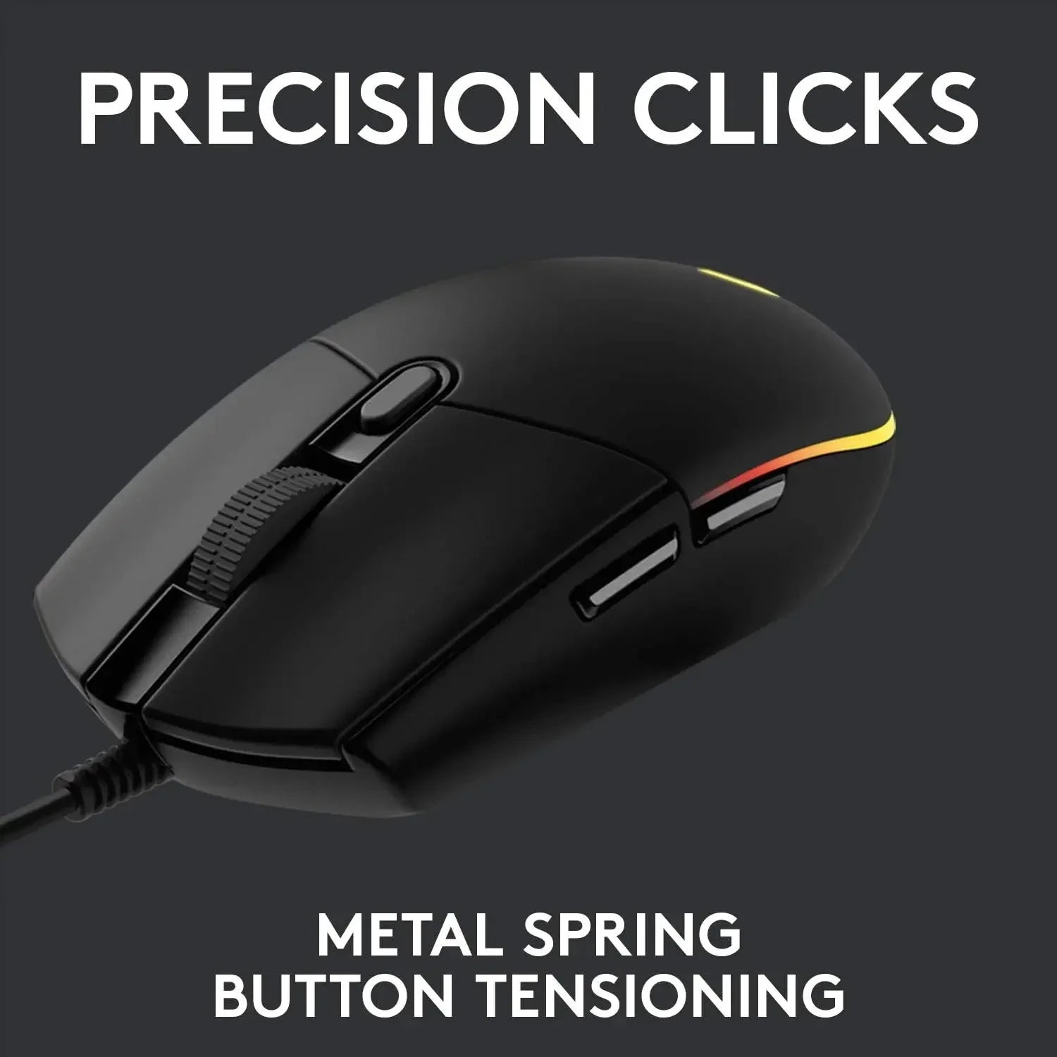 Nic's Electronics Logitech G102 Gaming Mouse - Lightsync RGB, High Precision Sensor, 6 Programmable Buttons, 85g Lightweight Design,