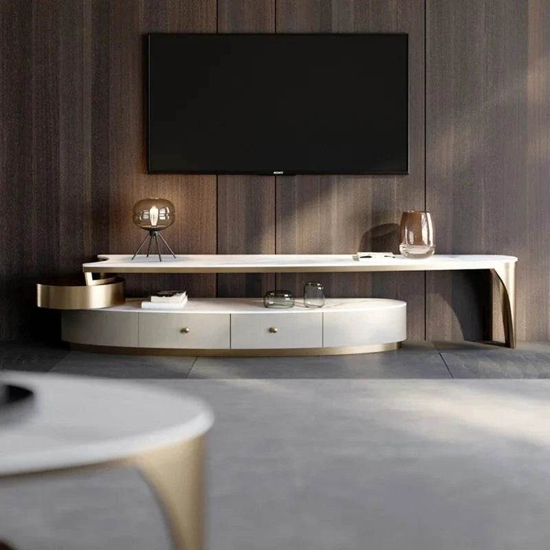 Luxury European TV Stand – Elegant Living Room TV Table & Salon Furniture - Nic's Electronics