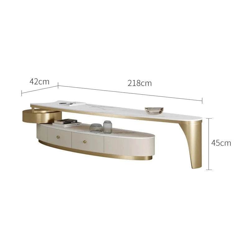 Luxury European TV Stand – Elegant Living Room TV Table & Salon Furniture - Nic's Electronics
