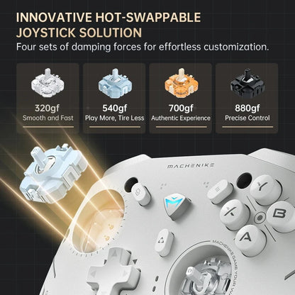 Nic's Electronics MACHENIKE G5Pro V2 Ultimate Gaming Controller Optical Trigger ABXY Button Hot-Swappable Joystick 4K Resolution For Switch PC