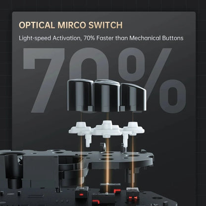 Nic's Electronics MACHENIKE G5Pro V2 Ultimate Gaming Controller Optical Trigger ABXY Button Hot-Swappable Joystick 4K Resolution For Switch PC