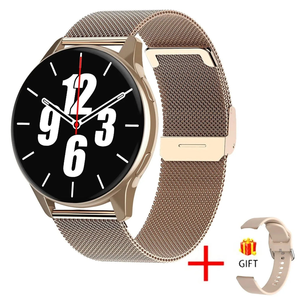 Nic's Electronics Mesh belt Rose gold Smartwatch with Wireless Charging