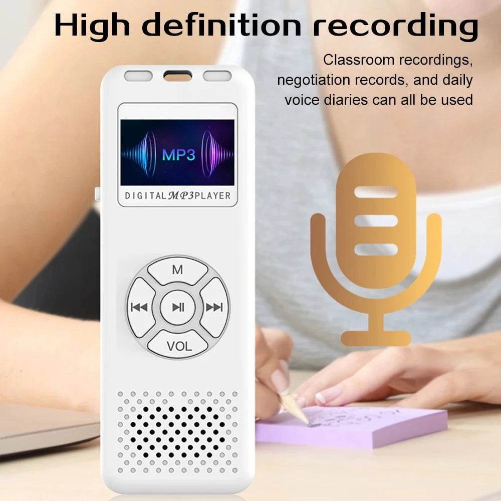 Mini Digital Voice Recorder with MP3 Player and FM Radio - Nic's Electronics
