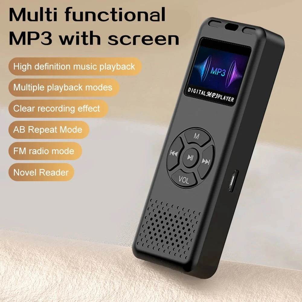 Mini Digital Voice Recorder with MP3 Player and FM Radio - Nic's Electronics